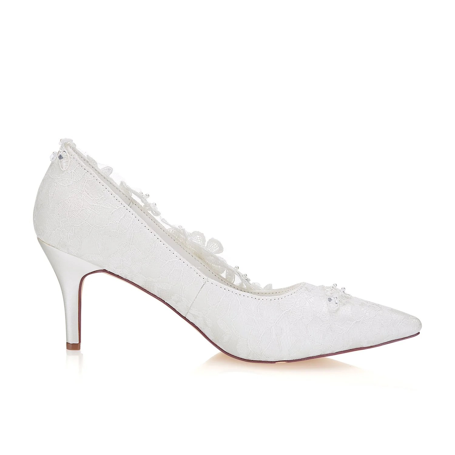 ivory ankle lace wedding shoes, lace appliques wedding party shoes l 941 ivory ankle lace wedding shoes, lace appliques wedding party shoes l 941